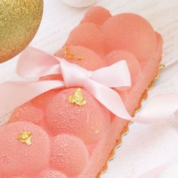 Bûche de Noël forme nuage