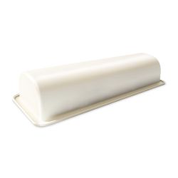 Moule à bûche en acier anti-adhésif