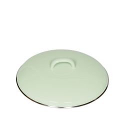 couvercle au design vintage vert d'eau