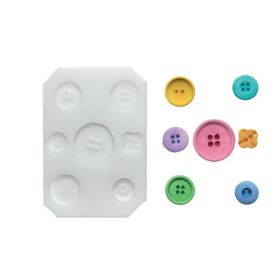 Moule silicone boutons ronds 28 mm
