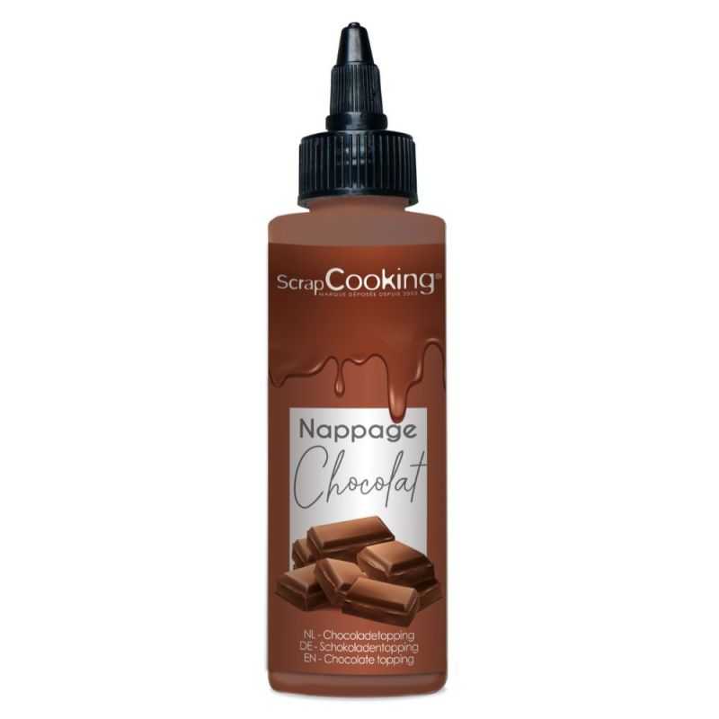 tube nappage saveur chocolat pour pâtisserie
