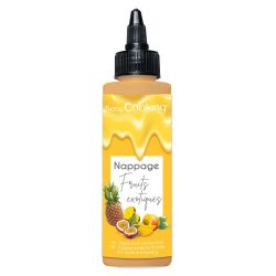 Coulis saveur fruits exotiques pour gâteaux