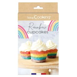 kit cupcakes arc-en-ciel maison
