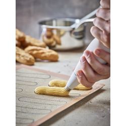 Tapis ajouré double face pâte à choux