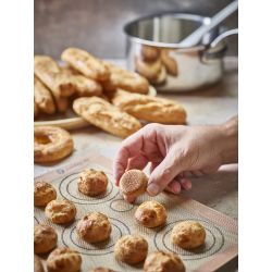 Tapis ajouré double face pâte à choux