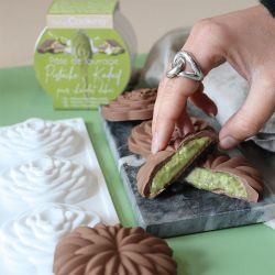 crème gourmande à la pistache à introduire dans les desserts