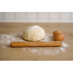 Achat d’un rouleau à pâtisserie en bois pour abaisser les pâtes