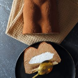 Moule pour bûche de Noël ourson en chocolat