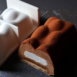 Moule à bûche souple grand ourson