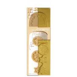 Moule pour décorations de bûche en chocolat