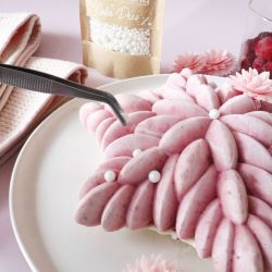 billes comestibles en sucre blanches