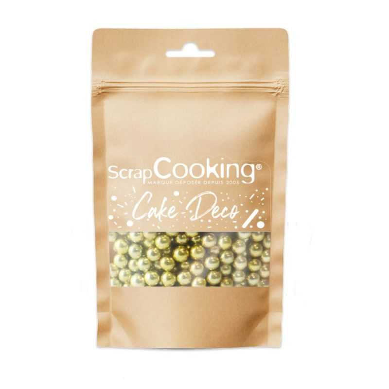 Décors sucrés billes dorées 60g