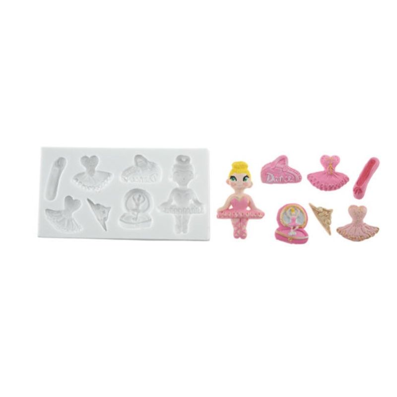 Moule silicone thème danseuse HT 20mm