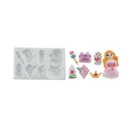 Moule silicone thème princesse HT 20mm