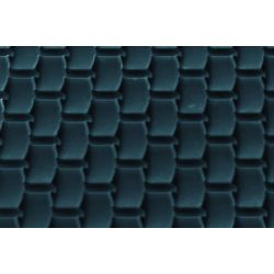 Tapis décor bûches tressé