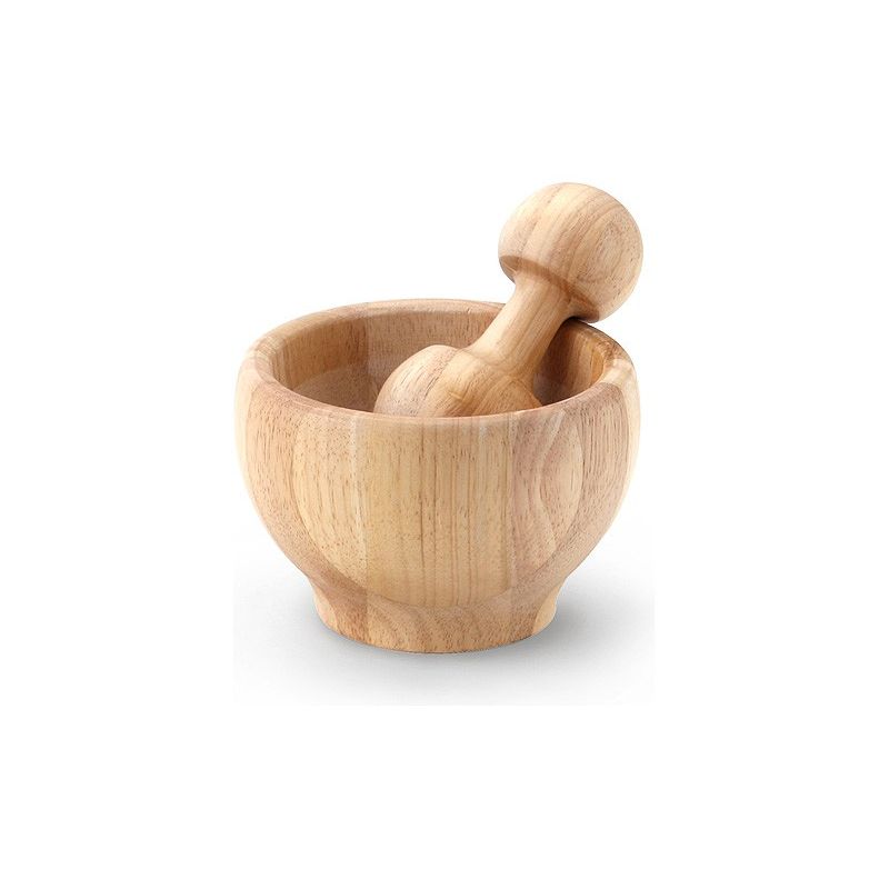 Mortier en bois 13 cm