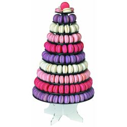 Présentoir à macarons noir