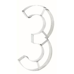 Découpoir en inox chiffres Numbercake 3