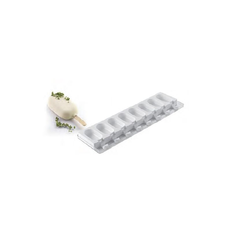 Moule à Glace Silicone 16 Mini Esquimaux avec bâtonnets SilikoMart :achat,  vente - Cuisine Addict