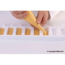 Moule à glace silicone 16 mini Chic avec bâtonnets SilikoMart