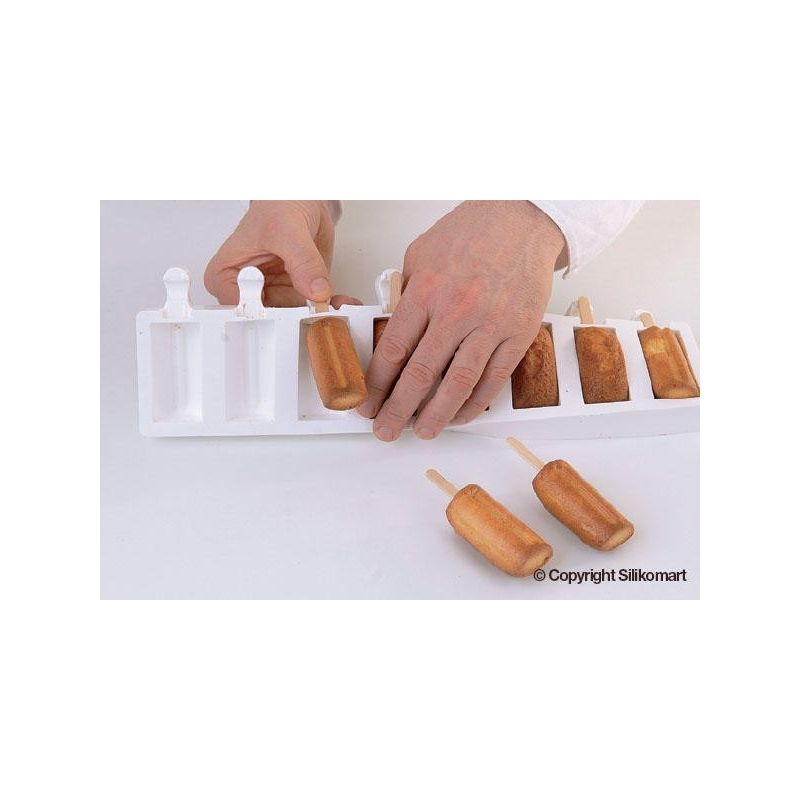 Moule A Glace,Moule Glace Batonnet Avec 10 Cavités Faciles à Détacher