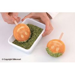 Moule à glace silicone 8 moules "smile" Stecco Flex