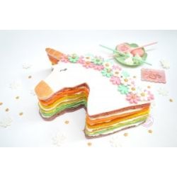 Rainbow cake Licorne 30cm