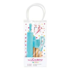 Coffret de 4 ustensiles de pâtisserie pour enfant