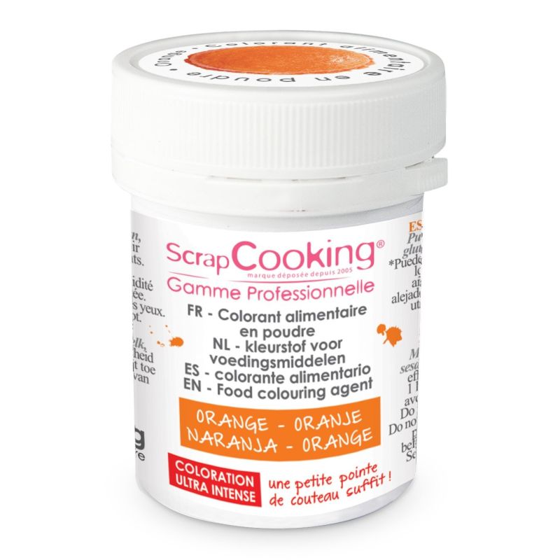 Colorant alimentaire de surface en poudre doré - 5 g - ScrapCooking - Achat  & prix