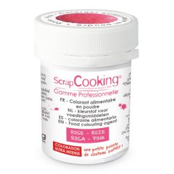 Scrapcooking - Colorant Alimentaire Chocolat Rouge 5 g - Les