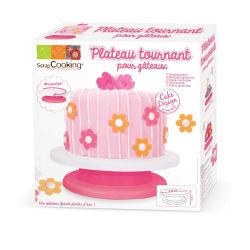 Plateau tournant pour cake design