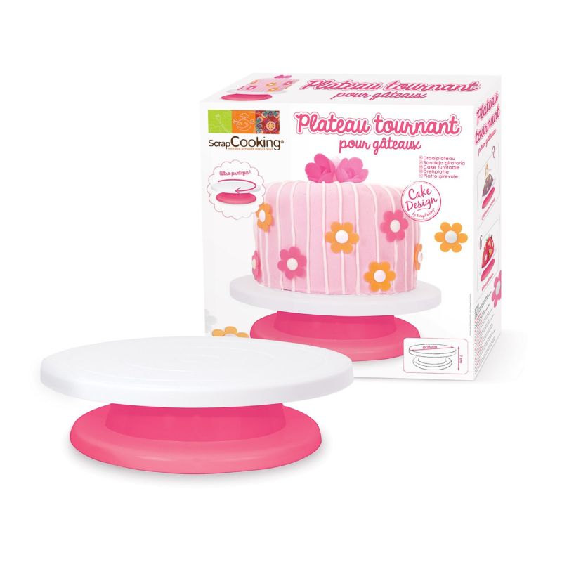 Plateau tournant pour Cake Design – 28 cm - Décoration cake design