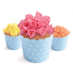 Cupcakes décorés avec des fleurs