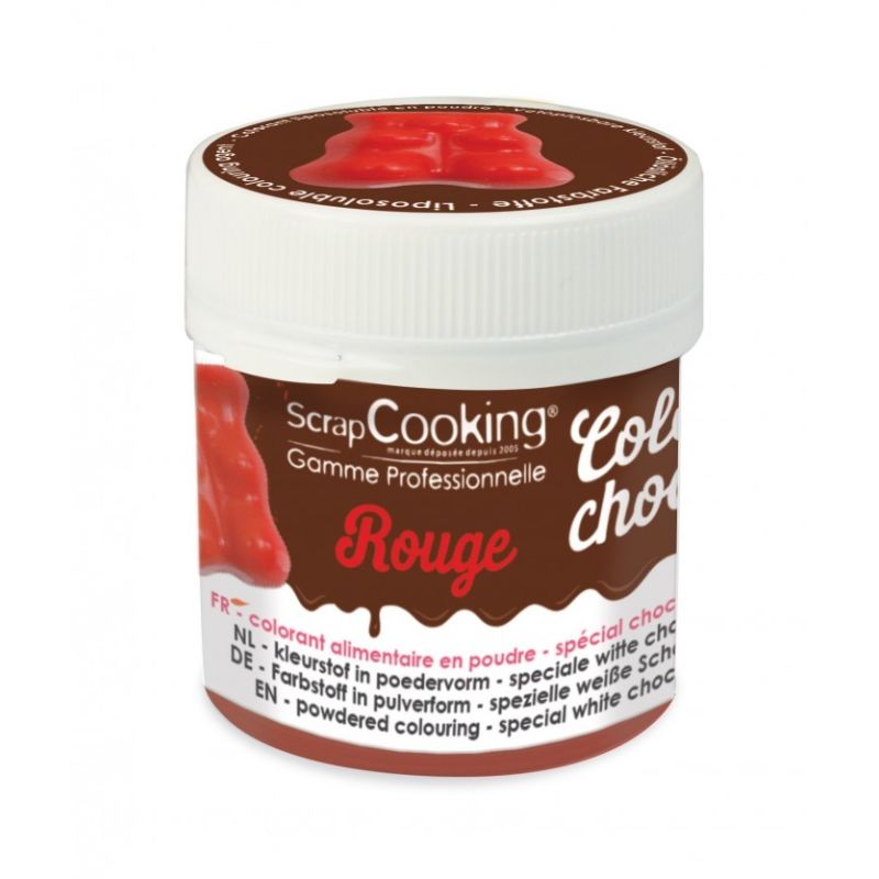 Color’choco liposoluble de 5 g Rouge