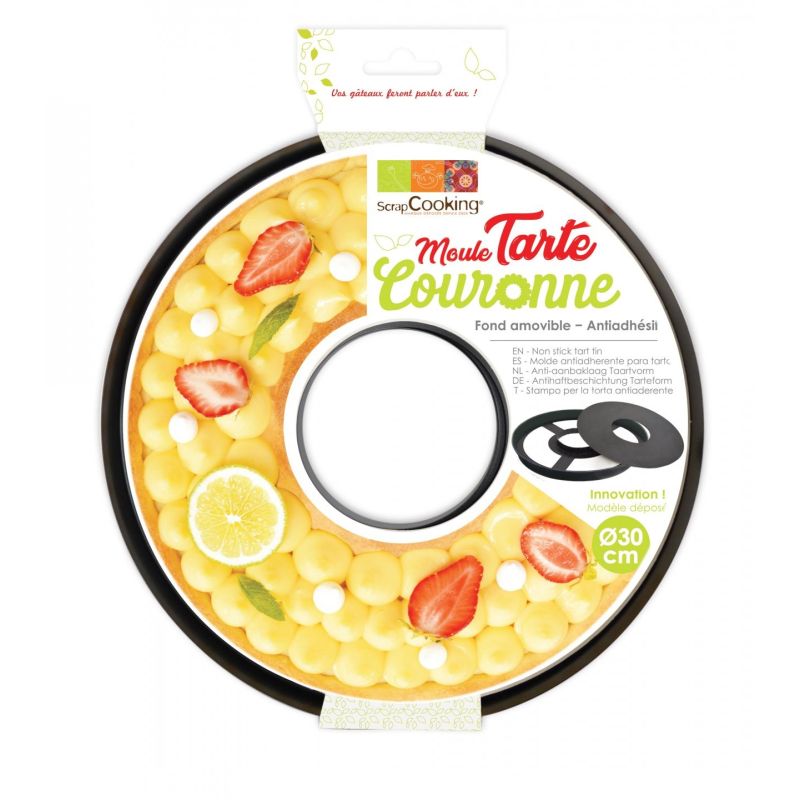 Moule tarte couronne 30cm