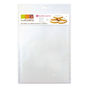 Coffret de 6 feuilles azyme pour préparation de calissons et nougats