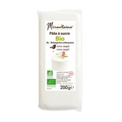 Pâte à sucre BIO 200 g Blanche