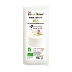 Pâte à sucre bio 500 g blanche