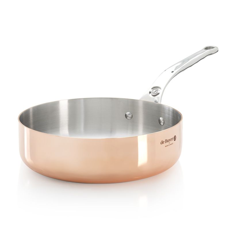 Casserole cuivre induction-prima matera 24cm -new - 6206.24 - DE BUYER