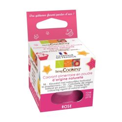 Colorant comestible d'origine naturelle rose