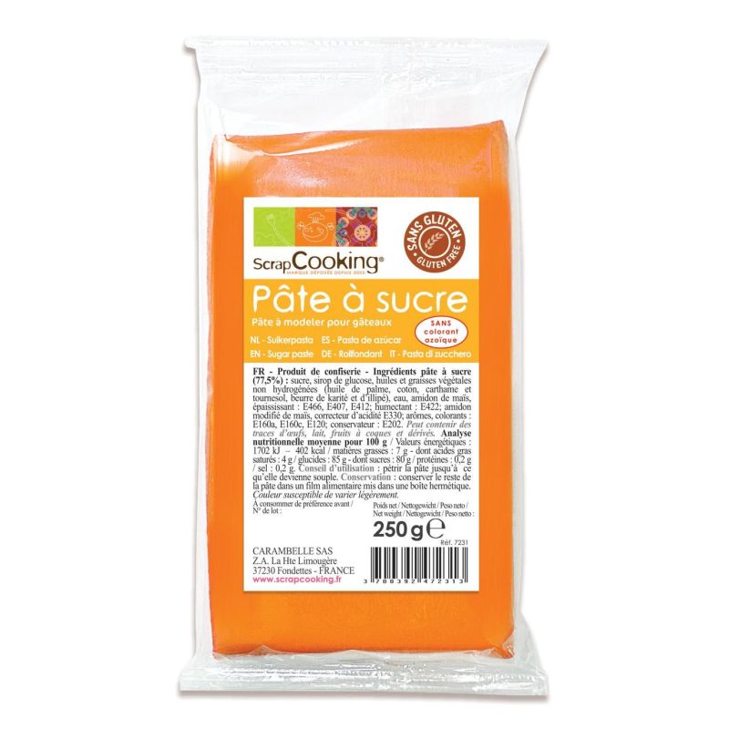 Pâte à sucre blanche, Vahiné (250 g)