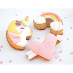 Moule à pâtisserie en silicone | 6 formes Licorne