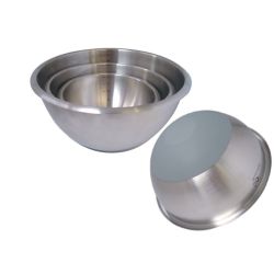 Bassine ½ sphérique en inox et en fond silicone De Buyer