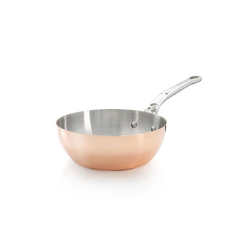 Poêle sauteuse à bord droit – Parfaite pour les plats en sauce - Poêle Inox