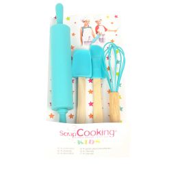 Kit 4 ustensiles de cuisine pour enfant ScrapCooking