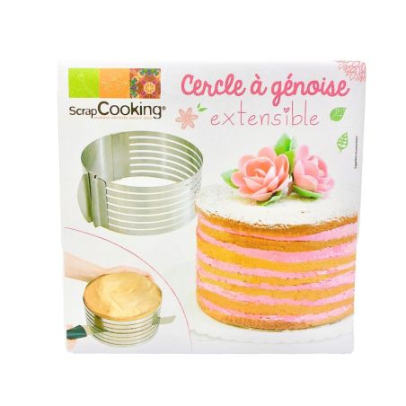 Scrapcooking - Cercle à Tarte Perforé Extensible - oule à Tarte
