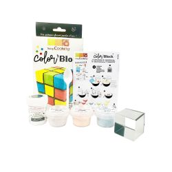 Contenu du kit pour gâteaux en forme cubique