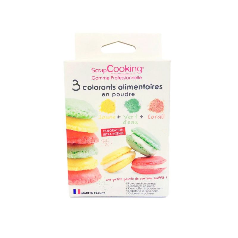 ScrapCooking Colorant Alimentaire Artificiel Poudre Blanc 