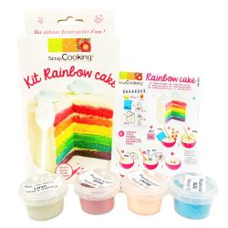 Contenu du kit Rainbow cake