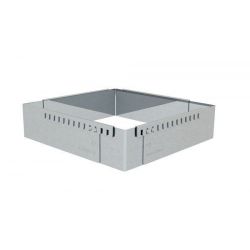 Cadre à pâtisserie extensible en inox